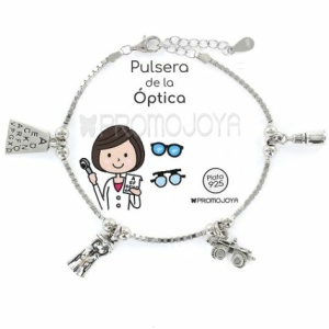 Pulsera plata óptica